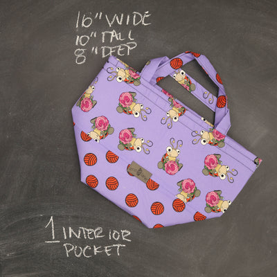 Bucket Tote Bag in Lily the Ladybug