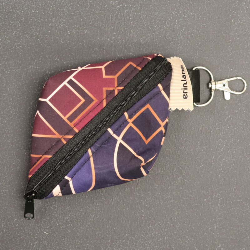 Notions Gem Key Fob for Knitters and Crocheters in Thriller Art Deco