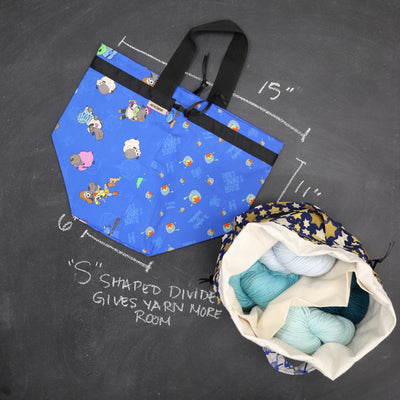Super Twofer Project Tote Bag in Toy Story Sheeple