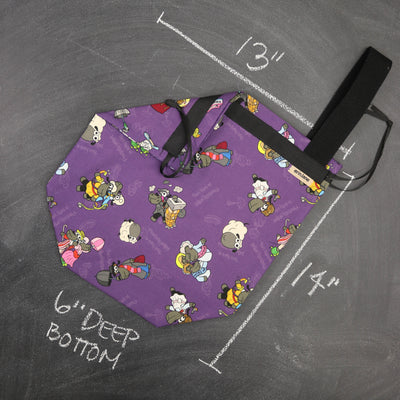 Sweater Project Bag in Mary Poppins Sheeple