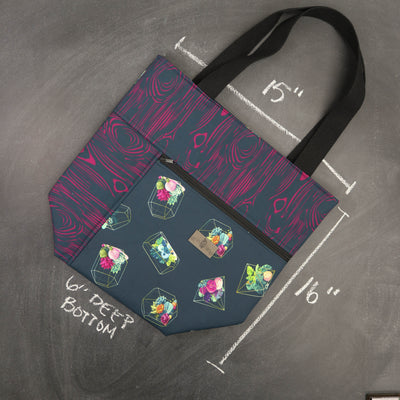 Worth Doing Library Style Tote in Color Contained