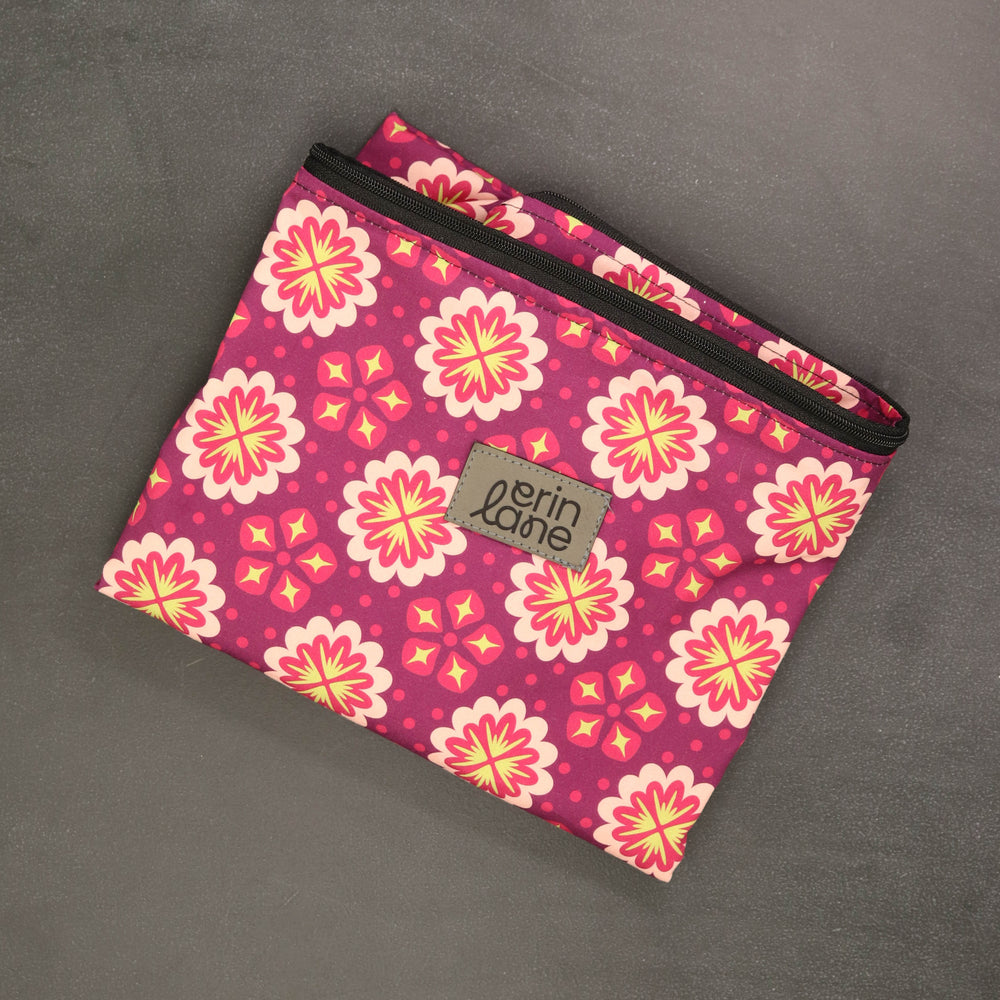 Out and About Crossbody Oversized Sling Bag in Rose Petal Prisms