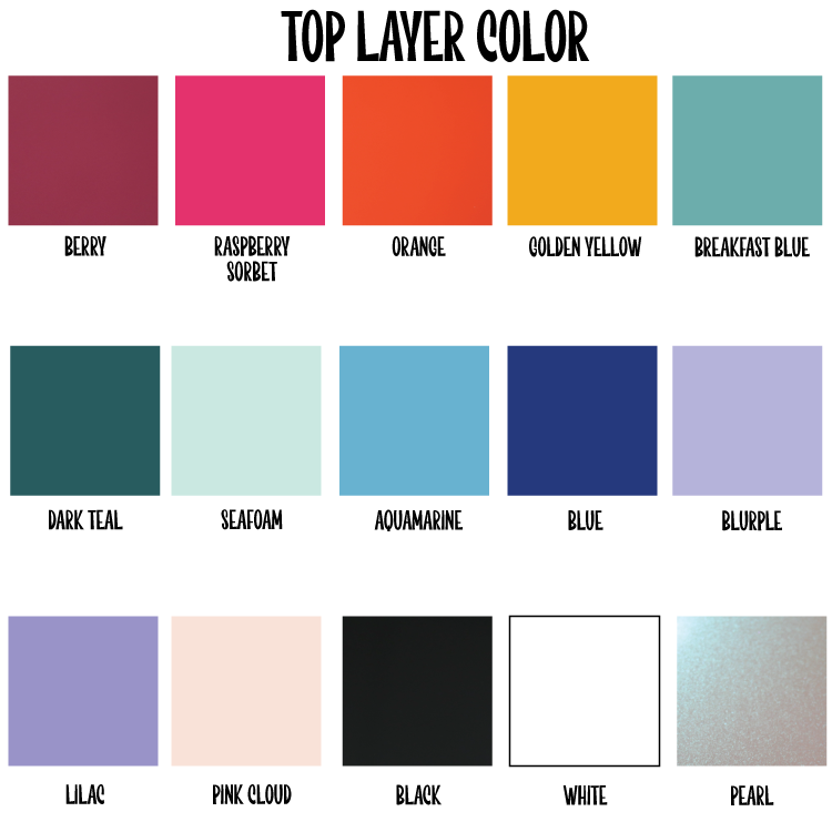 Stacked Acrylic Name Charm