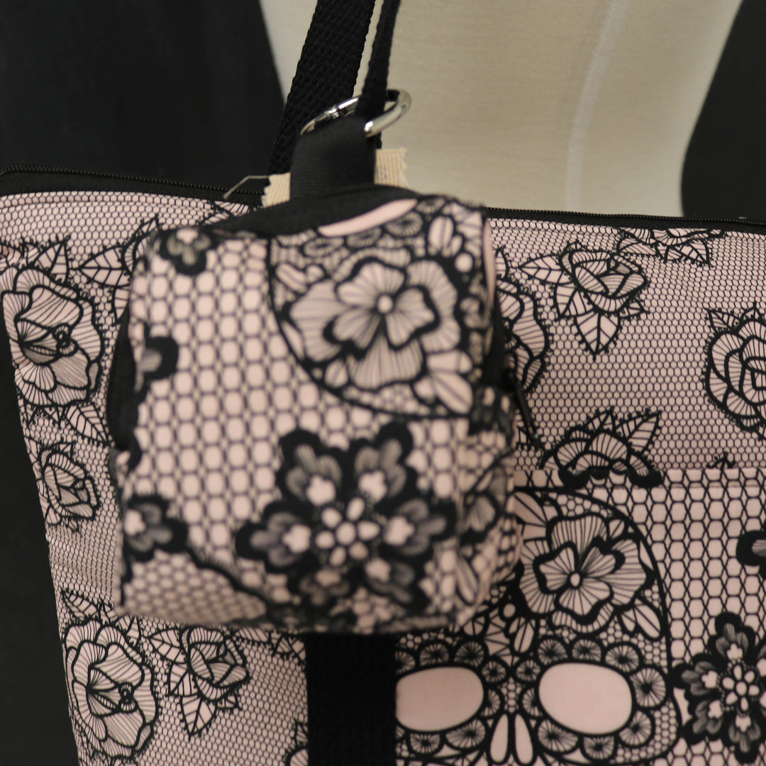 Bag Buddy Functional Bag Charm in Love Me to Death Lace