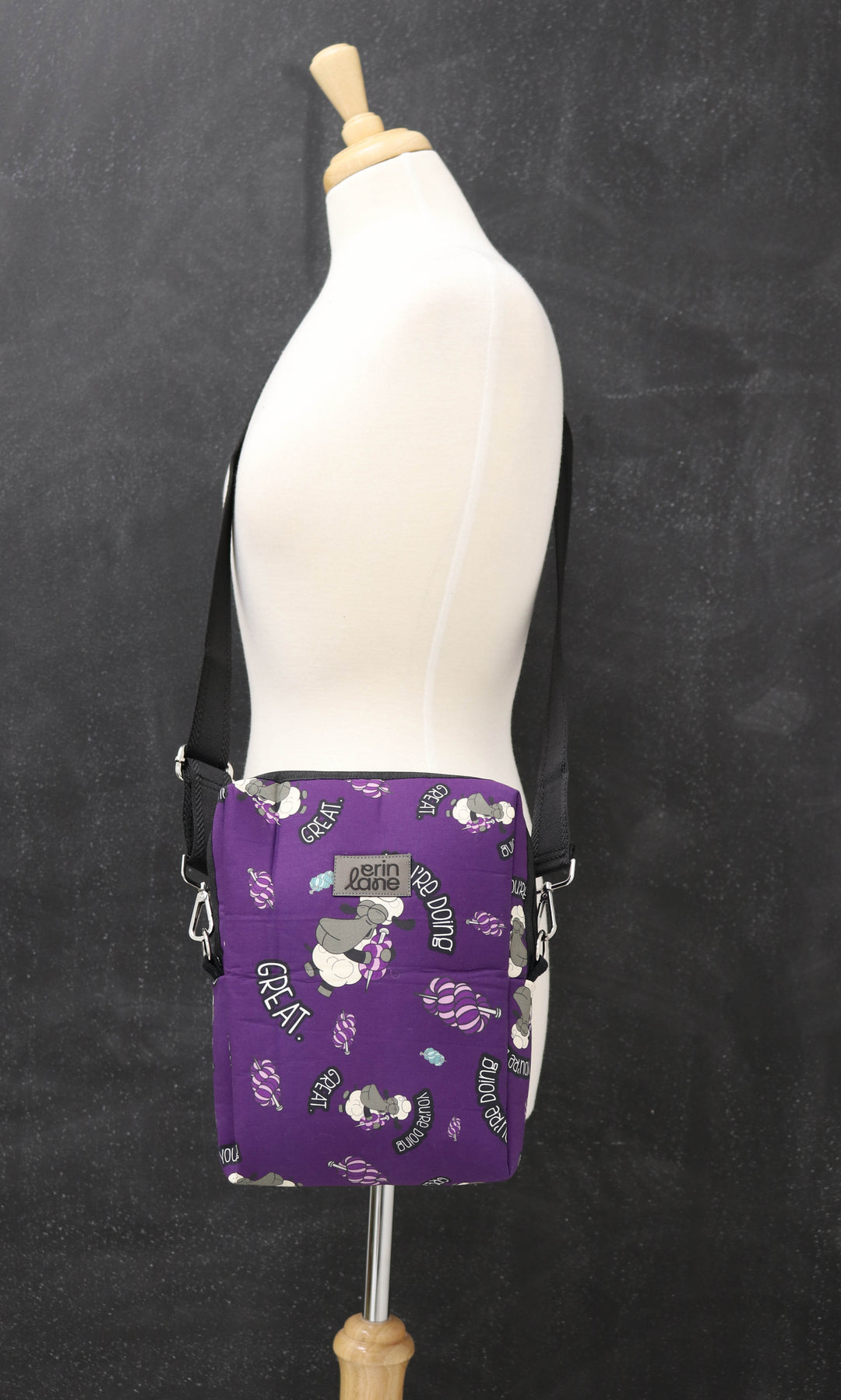 Book Keeper Crossbody Tote in Your Doing Great
