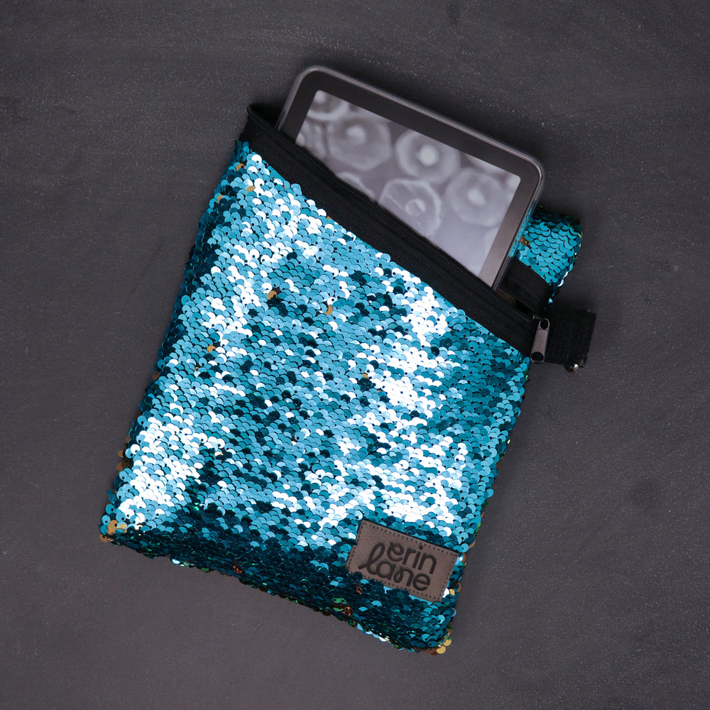 Limited Edition Book Nook E-Reader Case in Grumpy Sunshine Sequins