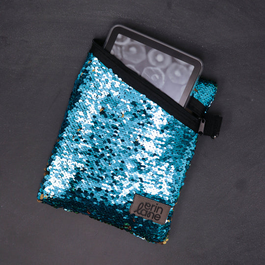 Limited Edition Book Nook E-Reader Case in Grumpy Sunshine Sequins