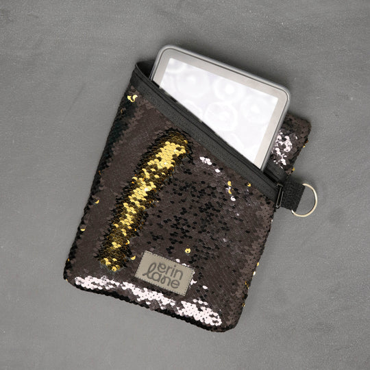 Limited Edition Book Nook E-Reader Case in Dragon Quad Sequins