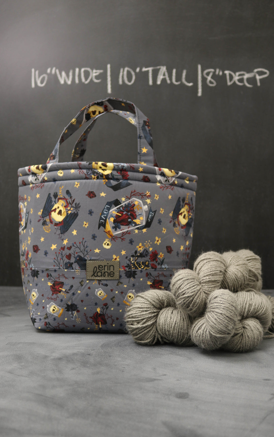 Bucket Tote Bag in Be Still My Beating Heart