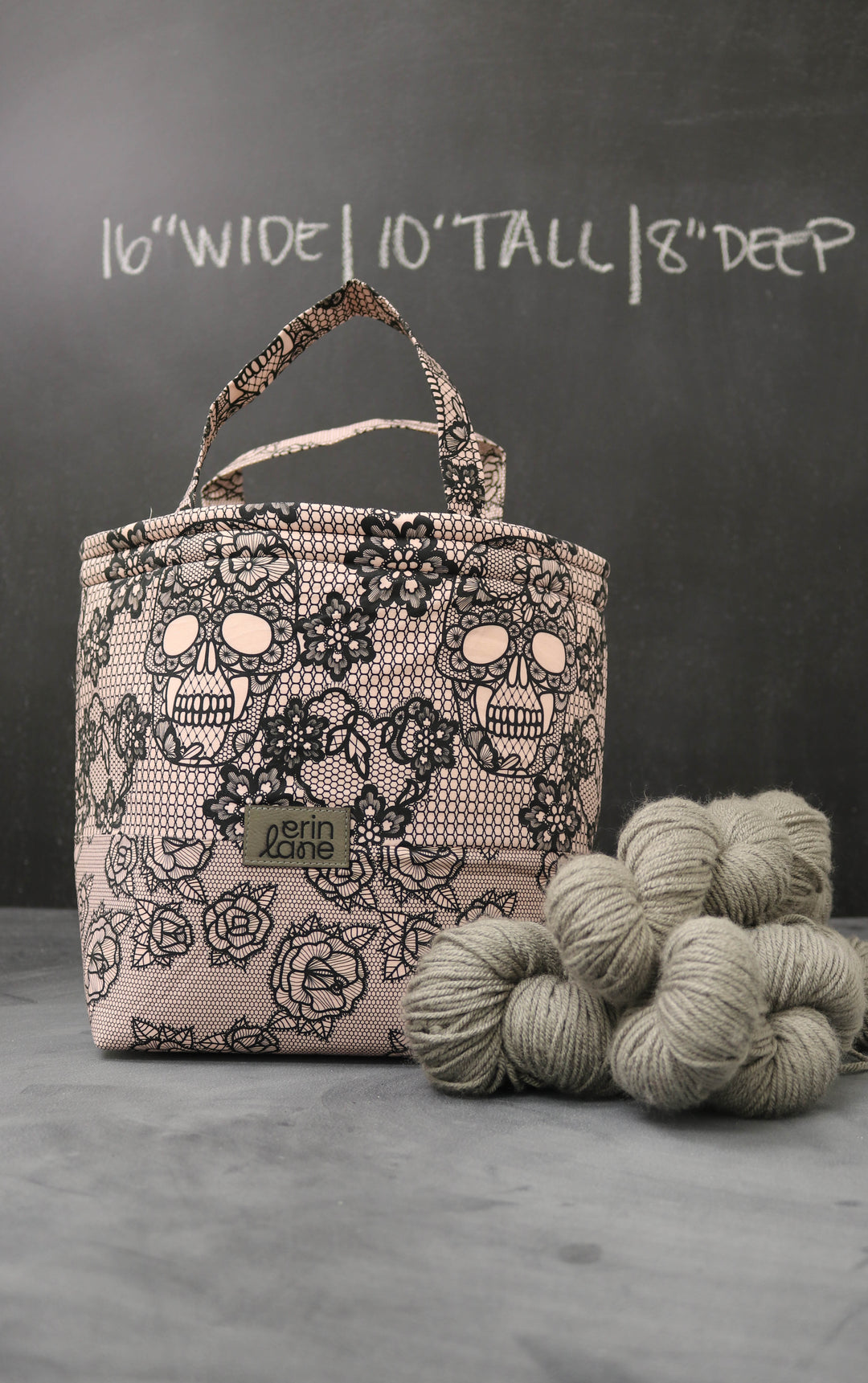 Bucket Tote Bag in Love Me to Death Lace