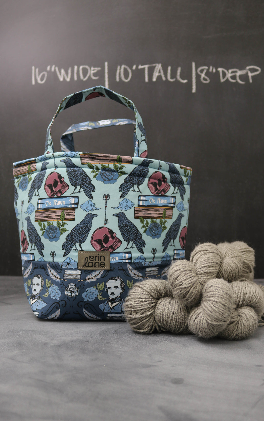 Bucket Tote Bag in The Raven