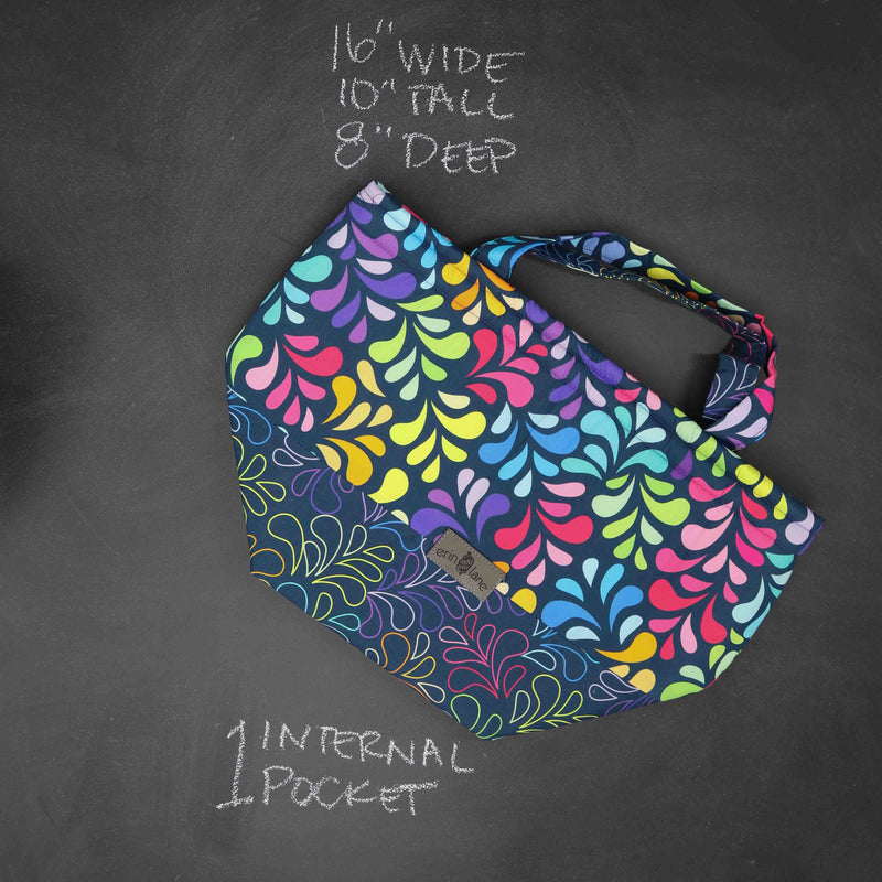 Bucket Tote Bag in a Splash of Color