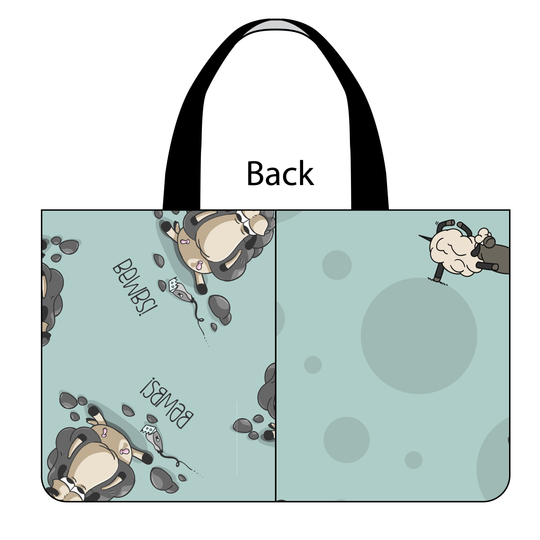Side Kick Tote Bag in Larry "Bewbs"