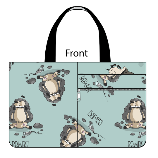 Side Kick Tote Bag in Larry "Bewbs"