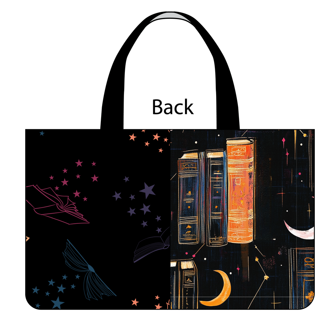 Side Kick Tote Bag in Book of Shadows