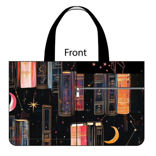 Side Kick Tote Bag in Book of Shadows