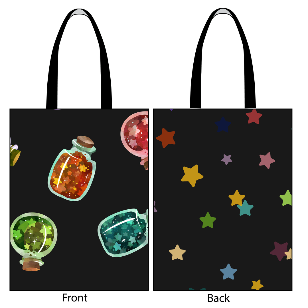 Archive Foldable Tote Bag  in Bottle the Stars