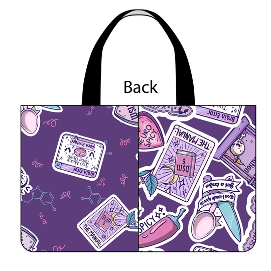 Side Kick Tote Bag in This is Your Brain