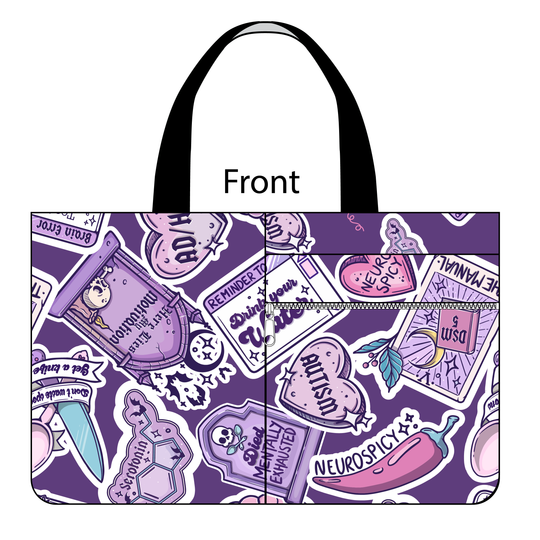 Side Kick Tote Bag in This is Your Brain