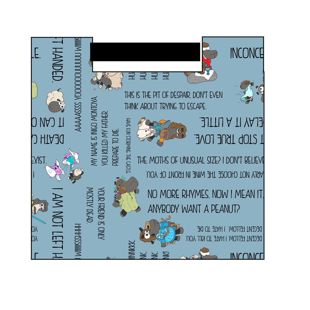 Main Squeeze Tote Bag in Princess Bride Sheeple