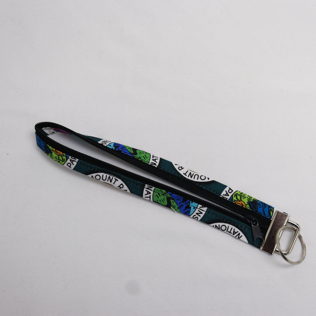 Clip and Carry Zippered Key Fob in Park Patch Authority