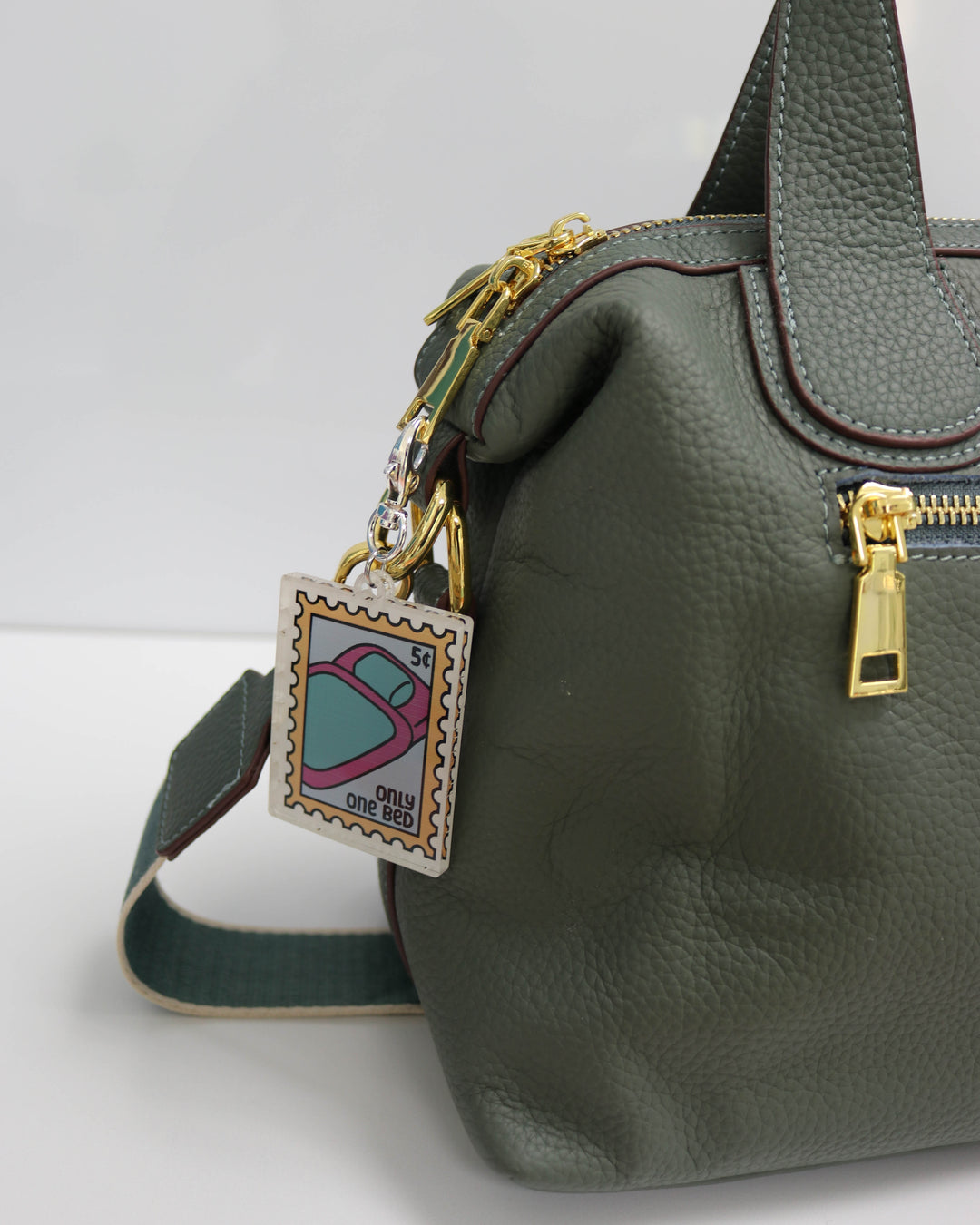 Bag Charm in Only One bed Stamp
