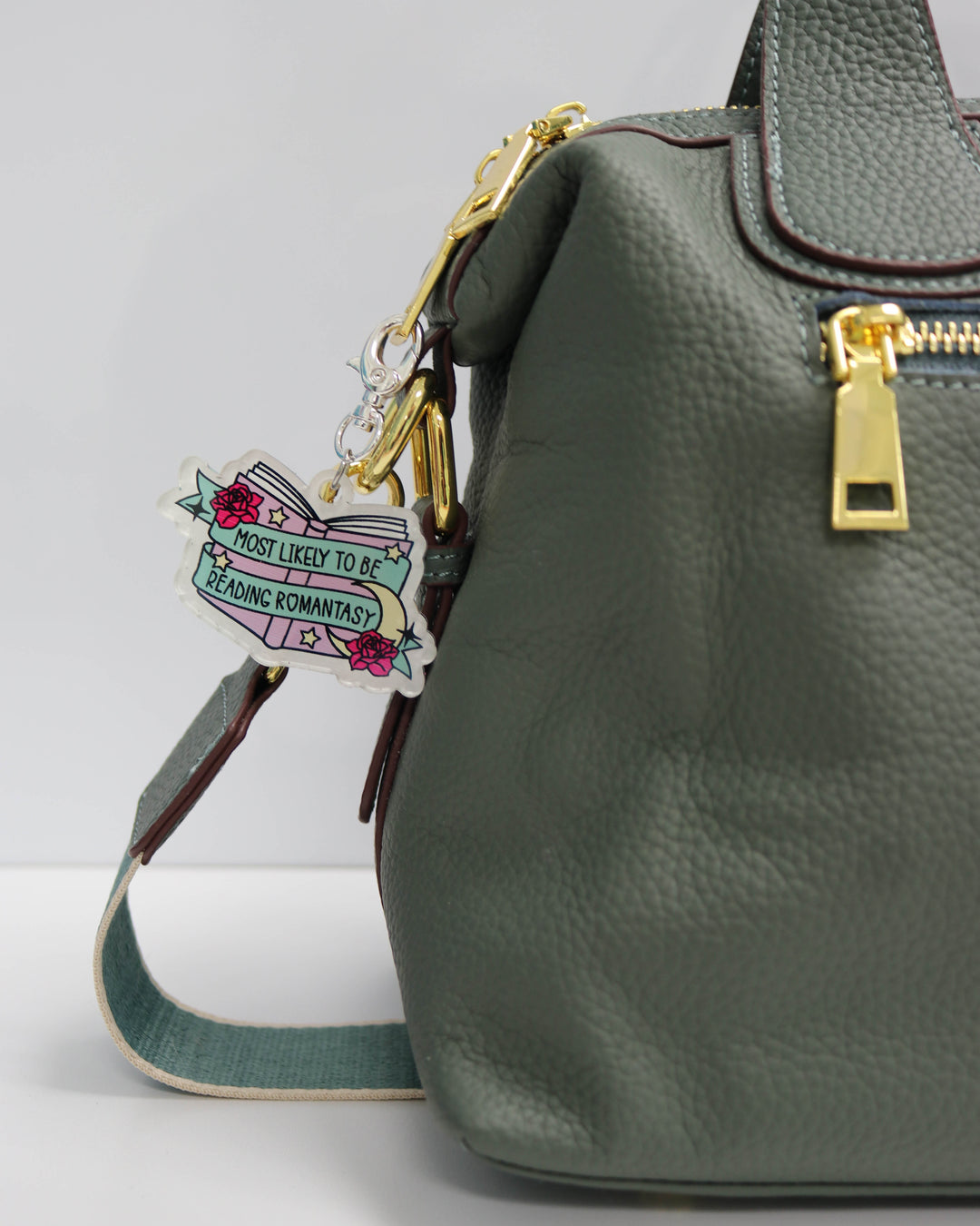 Bag Charm in Most Likely to be Reading Romantasy