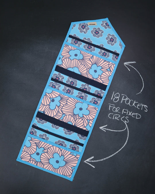 KnitPack Circular Needle Organizer in High Dive