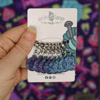 Crochet Stitch Marker Set in Cursed Hearts