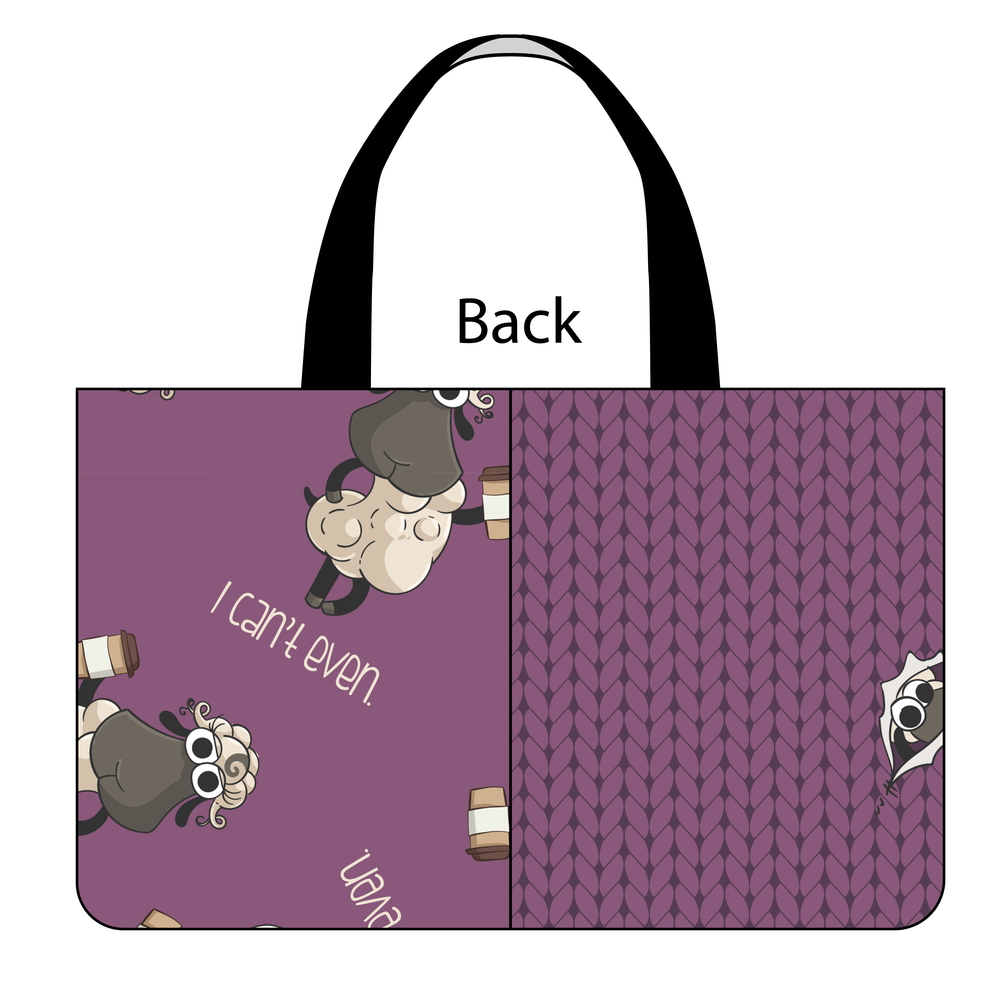 Side Kick Tote Bag in Demi "I Can't Even."