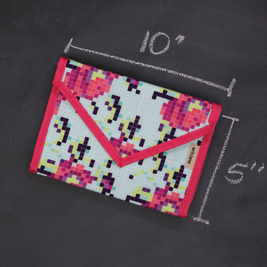 KnitPack Double Duty Interchangeable Knitting Needle Organizer in 8 BIt Bloom