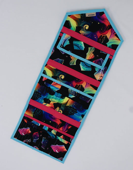 KnitPack Double Duty Interchangeable Knitting Needle Organizer  in Ink and Ether