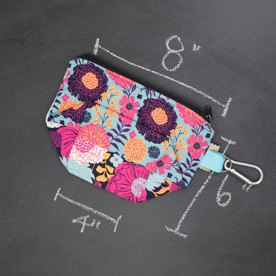 Dice Project Bag in Beltanie Blooms