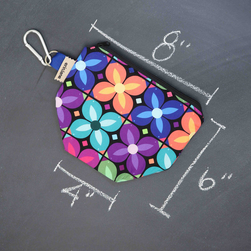 Dice Project Bag in Birds in Bloom