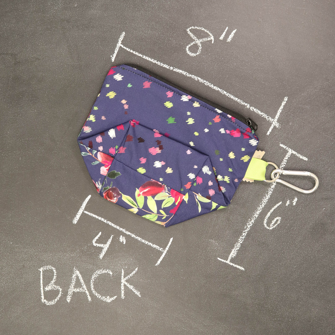 Dice Project Bag in Garnet Terrace