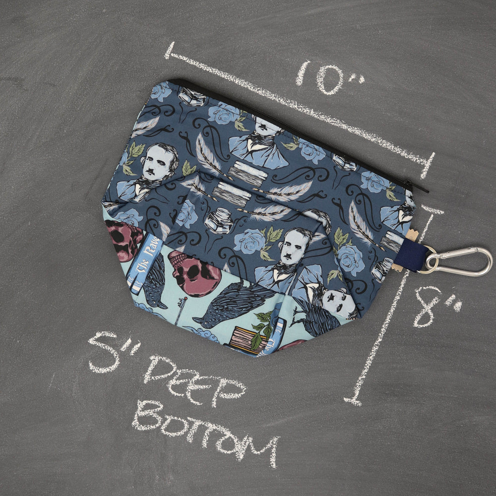 Dice A Lot Zippered Bag in The Raven