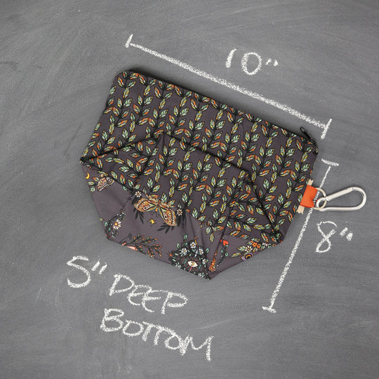 Dice A Lot Zippered Bag in The Witching Hour