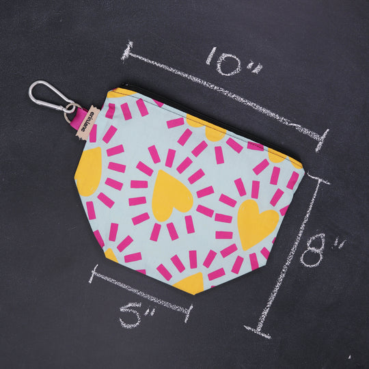 Dice A Lot Zippered Bag in Beach Read