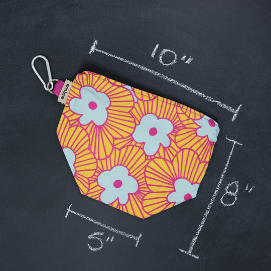 Dice A Lot Zippered Bag in Fun in the Sun