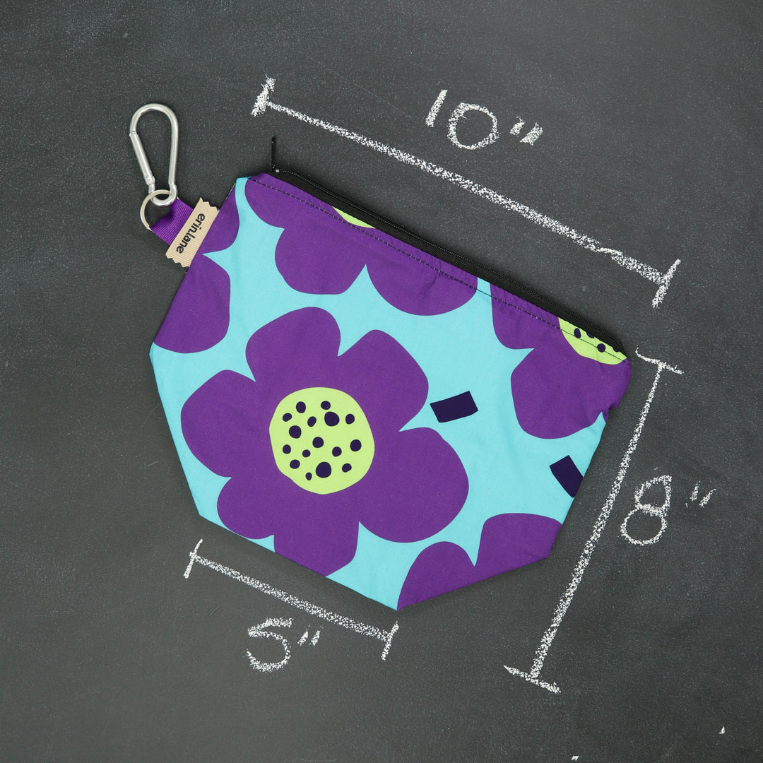 Dice A Lot Zippered Bag in Taking the Plunge