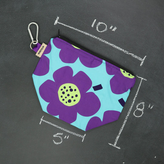 Dice A Lot Zippered Bag in Taking the Plunge