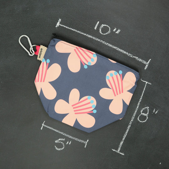 Dice A Lot Zippered Bag in Yacht Club