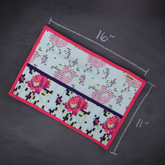 KnitPack DPN/Crochet Hook Organizer in 8 BIt Bloom
