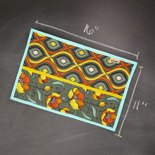 KnitPack DPN/Crochet Hook Organizer in Fire Flowers