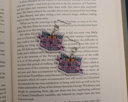 Acrylic Earrings in Most Likely to Fall for a Fae Prince