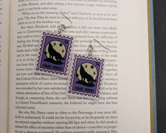Acrylic Earrings in Fated Mates Stamp