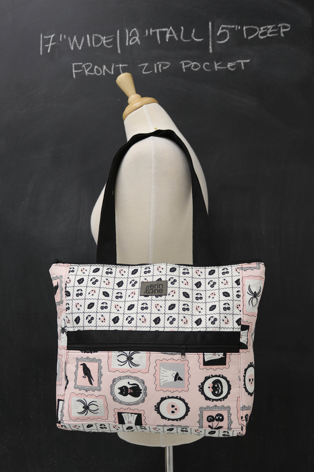 Everyday Tote Bag in Gothic Dollhouse
