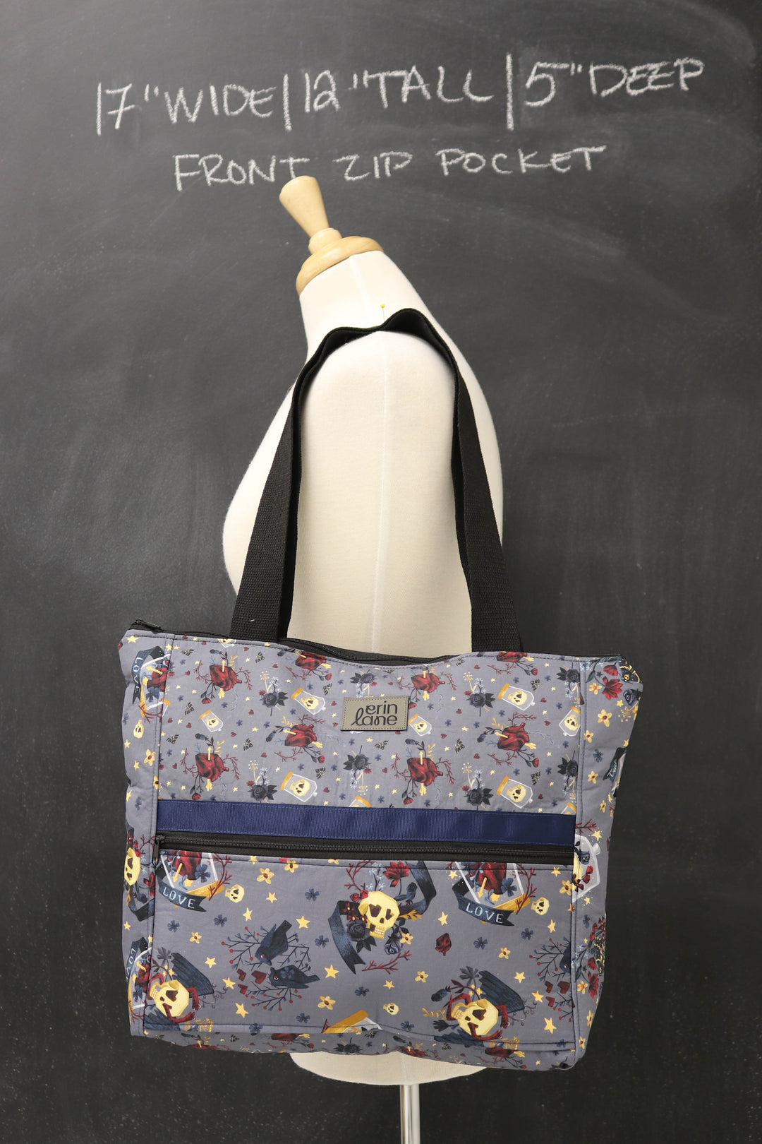 Everyday Tote Bag in Be Still My Beating Heart