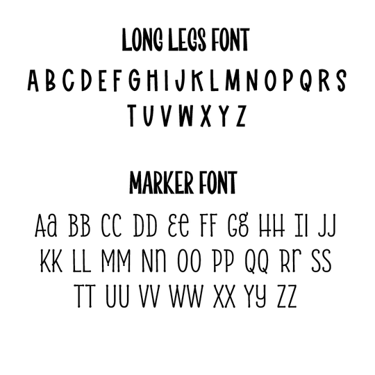 Stacked Acrylic Name Charm