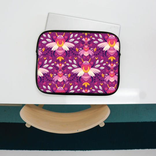 By Design: Fuchsia Bees